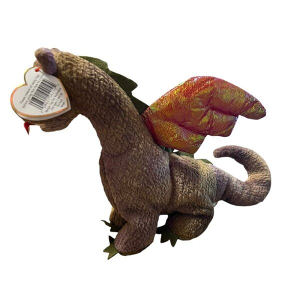 TY Beanie Baby Scorch the Dragon 1998 Plush‎ Stuffed Animal with Tag - Picture 3 of 13